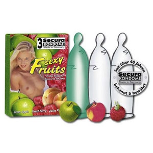 Secura sexy Fruits 3 stk.