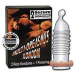 Multiorgasme kondom 2 stk