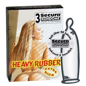 Heavy-Rubber kondomer 3 stk