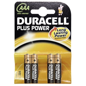 Duracell AAA 4 stk