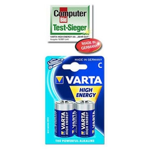 2 C Varta Batterier